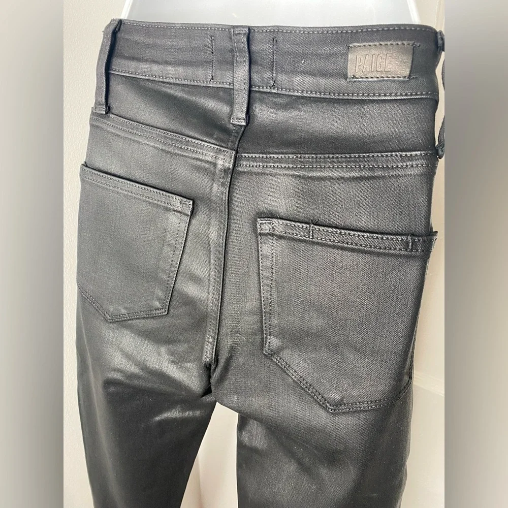 PAIGE NWT Margot Ankle Black Jeans Size 23